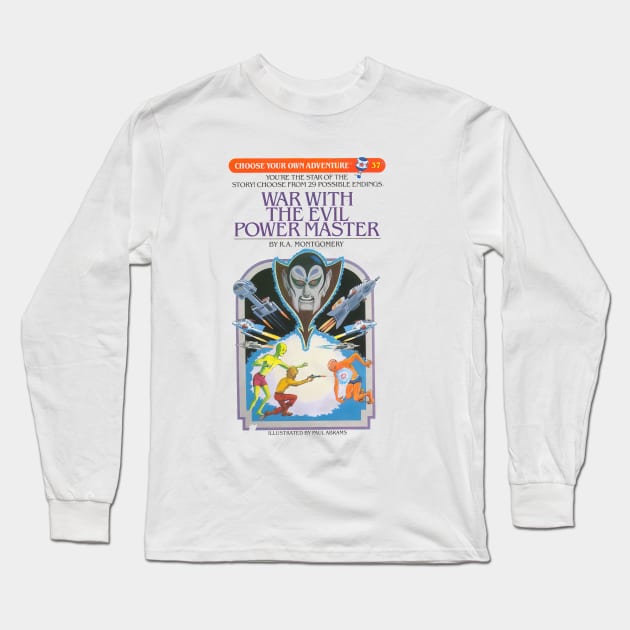 War with the evil power master Long Sleeve T-Shirt by Oskyposters